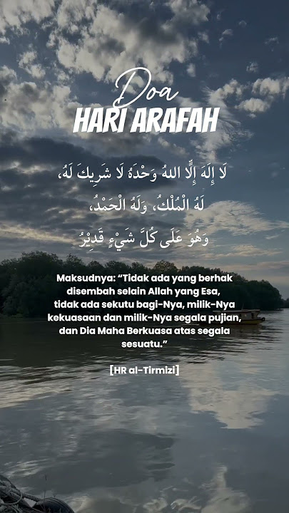 Doa Hari Arafah