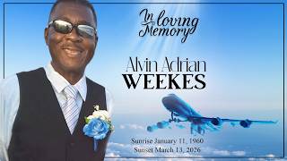 Celebrating the Life of Alvin Adrian Weekes