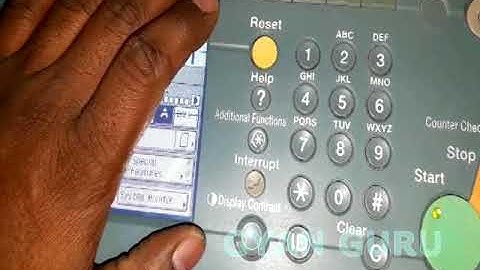 how to fixing temper setting of photo copier machine for better quality photo copy