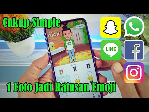 Cara Menggunakan Bitmoji Untuk Emoji Instagram,Snapchat,WA,Facebook