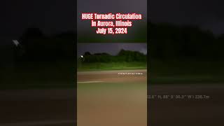 HUGE Tornado-Producing Cloud in Aurora, Illinois