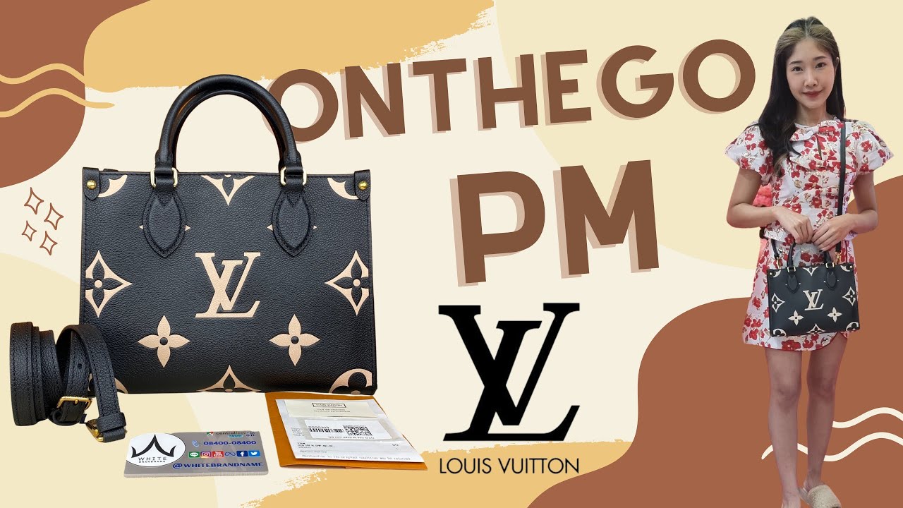 Louis Vuitton White Empreinte Onthego PM M45654– TC