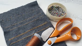 Celebrity 3 Straight Hand Stitches ✂️ Sewing Basics #7 Net Worth