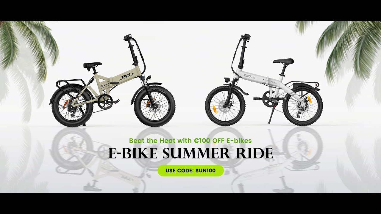 Summer Sale is ON! Get €100 OFF with code SUN100 🌞 | PVY Electric Bike Deals 🚴‍♂️