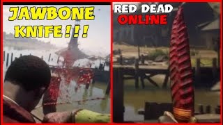 How To Get The NEW Jawbone Knife in Red Dead redemption 2 Online rdr2 Online Beta Update