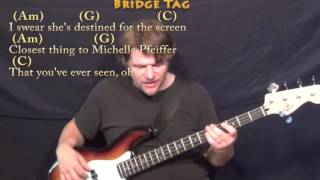 Riptide (Vance Joy) Bass Guitar Cover Lesson with Chords/Lyrics chords