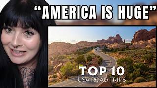 British Girl Reacts to “10 Best Road Trips in the USA” I Was NOT Ready for This!