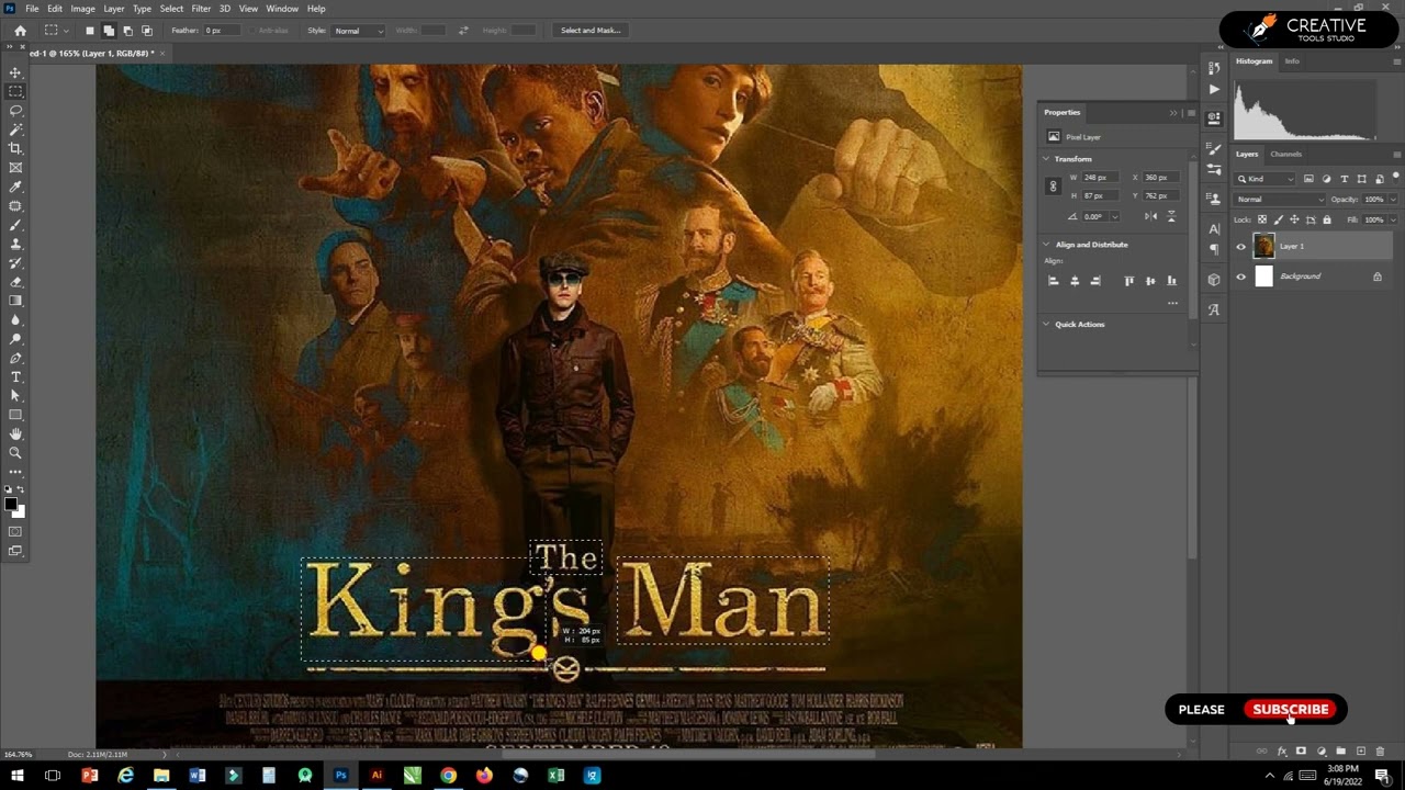 You can also easily remove the text of any poster in Photoshop - YouTube