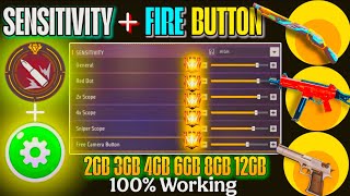 Sensitivity+Fire Button Size and Position+HUD ⚙️ Free Fire Best Auto Headshot Setting ✅