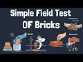 Simple Field tests of Brick | Civil Engineering Site work