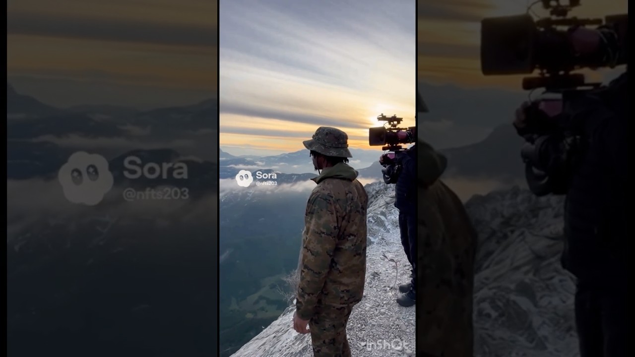 On set with my crew in an Ai video