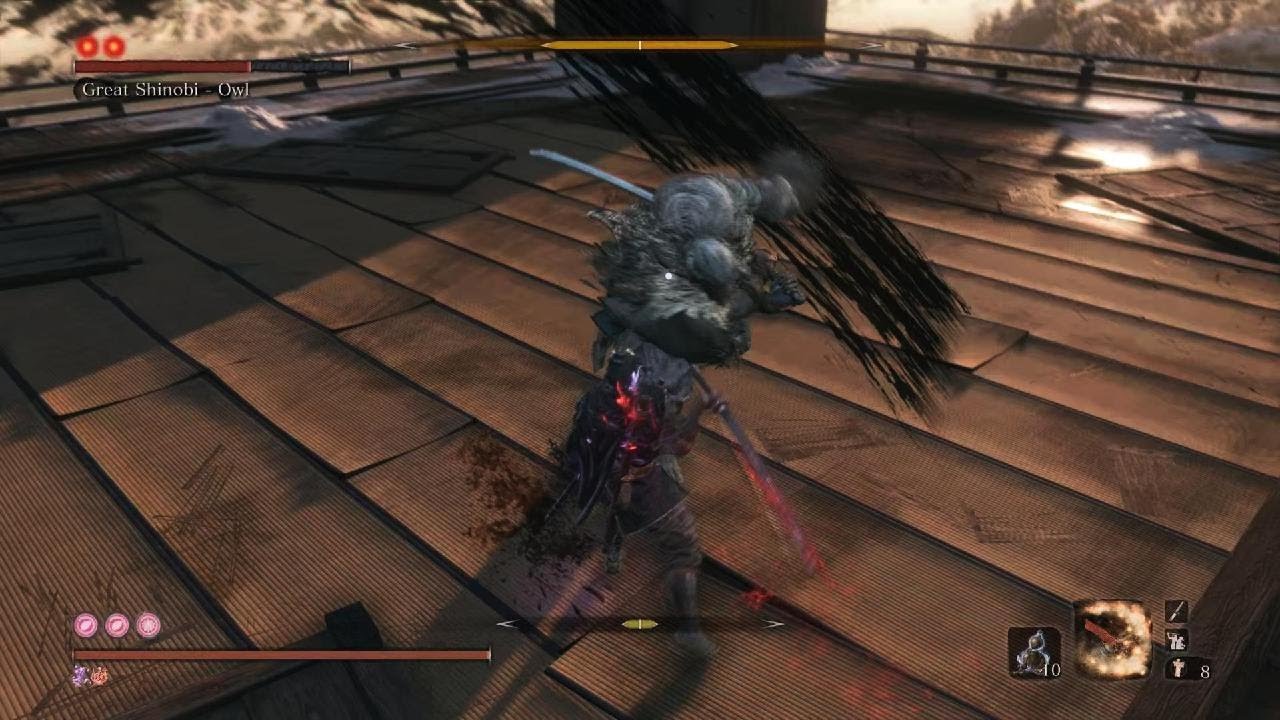 Sekiro: Shadows Die Twice - Great Shinobi Owl (No damage) Boss fight