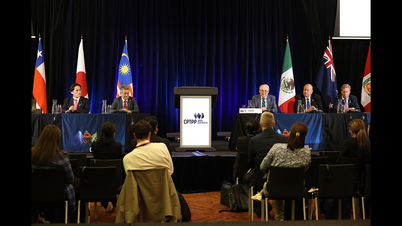 Пресс-конференция — Заседание комиссии CPTPP