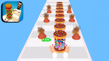 Burger Stack Runner - All Levels Gameplay (Part 6) | Android & iOS