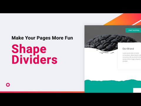 Shape Dividers - Awesome New Separators For Your Blocks