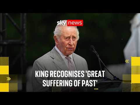 King confronts 'great suffering' of Bahamas' past in speech