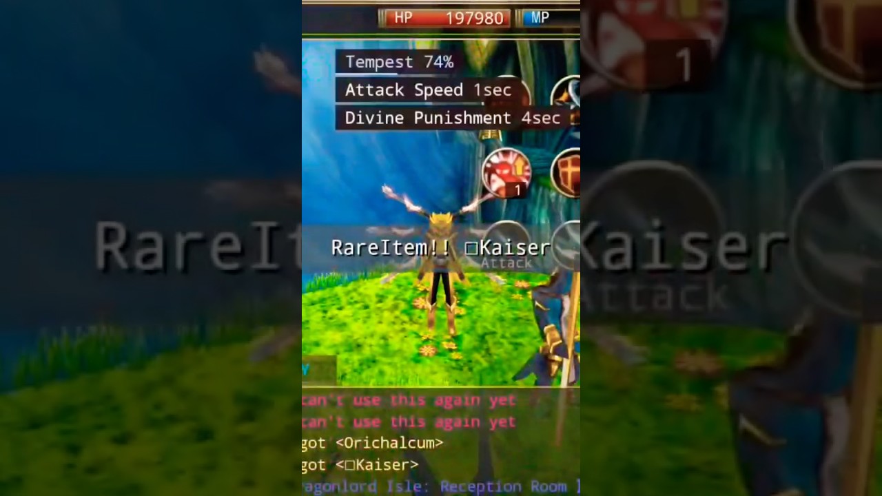 Iruna Online Kaiser lv450 AI Flash Rare 