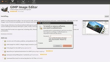 How to get Gimp image editor on Ubuntu