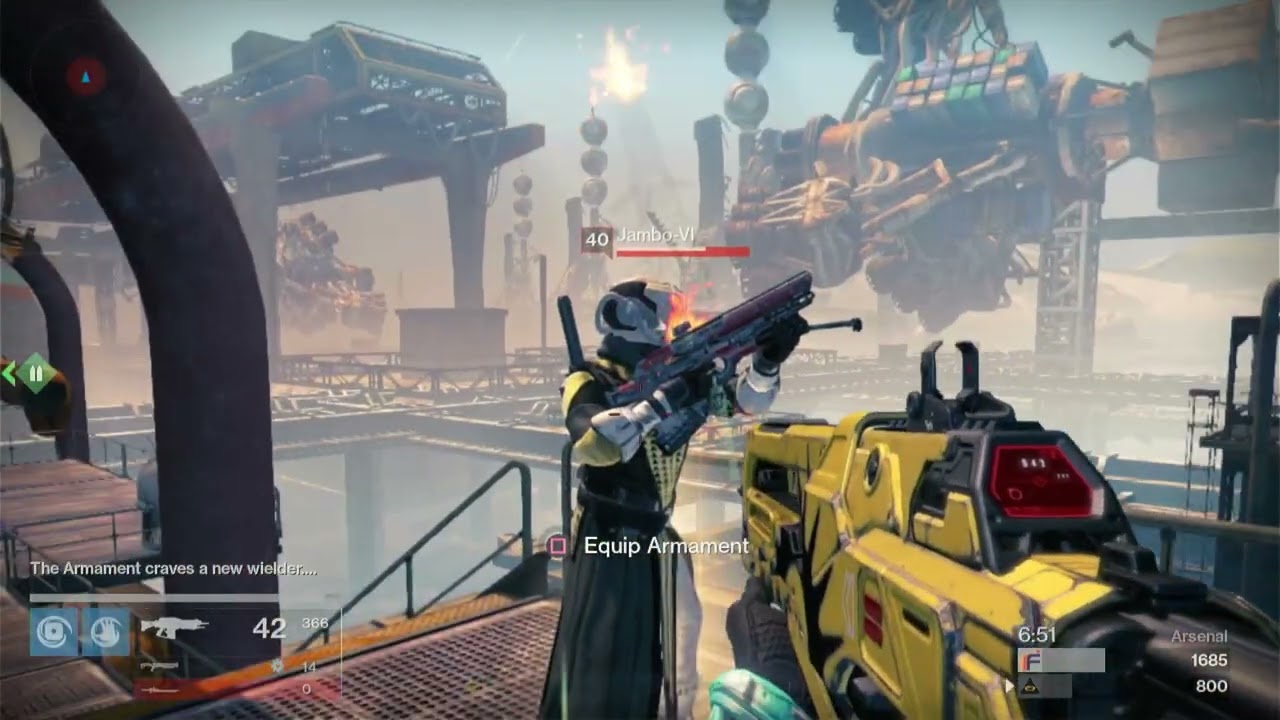 Destiny 1 C̶u̶t̶ Crucible Gamemode (Arsenal) Gameplay