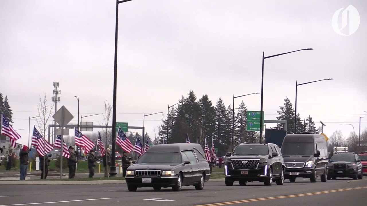 Funeral procession for Vancouver Police Officer Donald Sahota