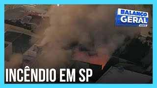 Incêndio consome loja de utilidades na zona sul de São Paulo