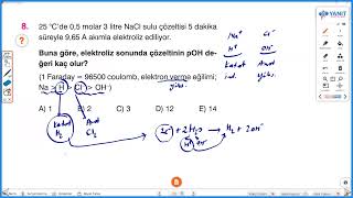 Elektrolizde Ph Sorusu Yapamıyorum Diyenlere Gelsin Isınakimya