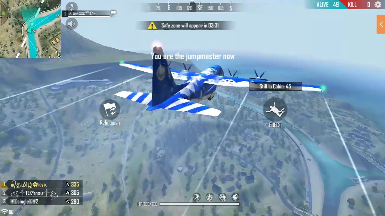 Free fire live gameplay with Emoxx..😍😍