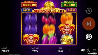 Royal Joker casino : review and demo of the game screenshot 1
