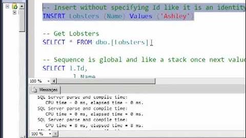 Secuencias y Paginacion en SQL Server 2012