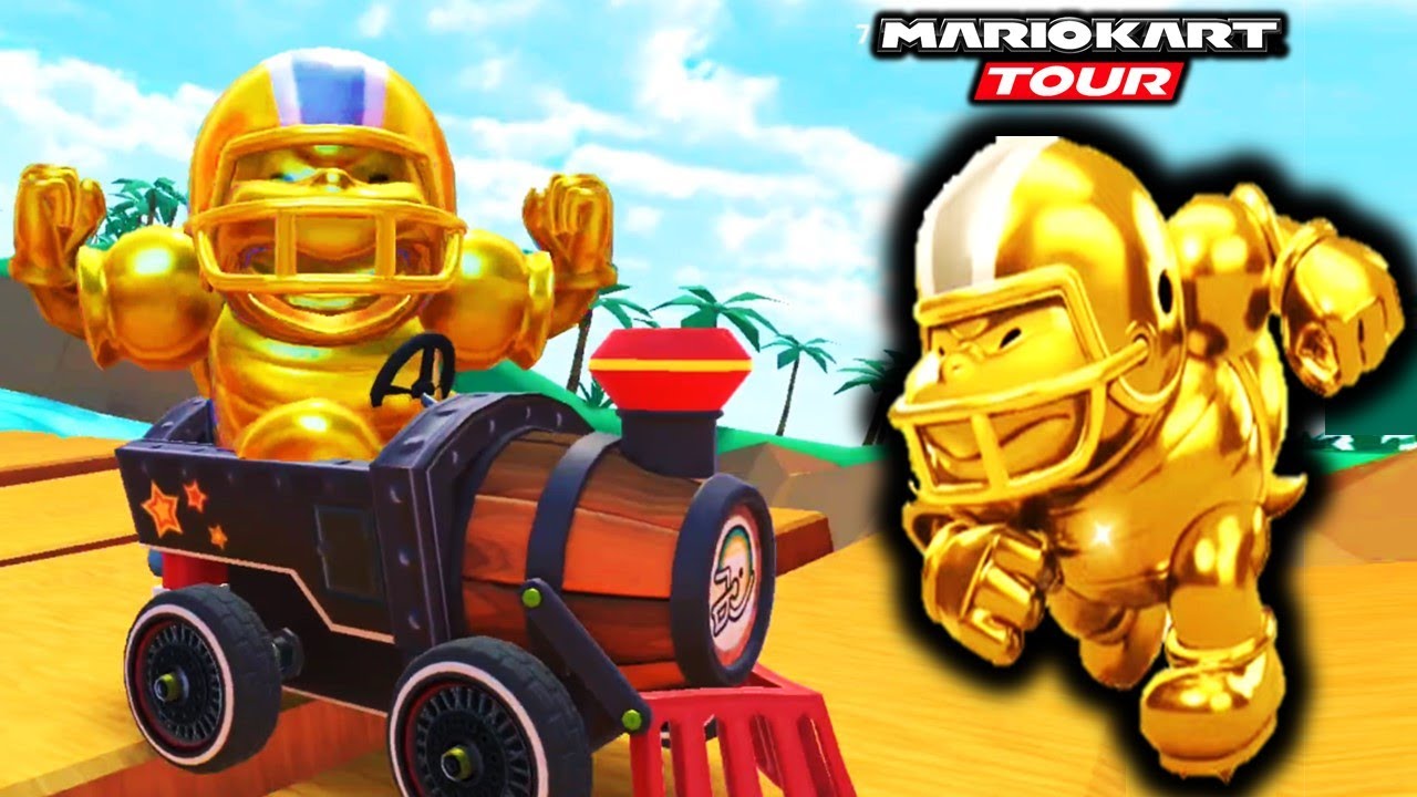 Mario Kart Tour - Chargin' Chuck Gold Gameplay