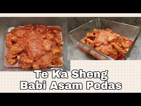 Resep Iga Babi Asam Pedas