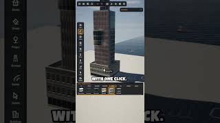 Stop modeling skyscrapers by hand 🏙️ Unity city builder tool #shorts