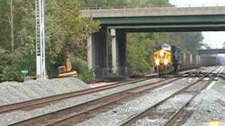 CSX E-721 WB Through St. Denis