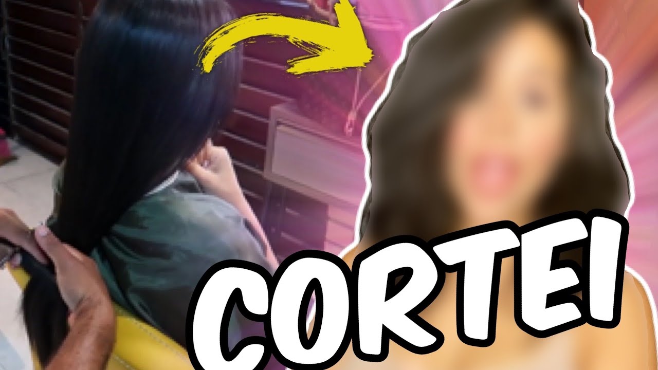 CORTEI MUITO MEU CABELO 😱