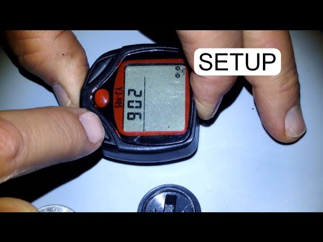 HOW TO SETUP BICYCLE COMPUTER YJ-905 - YouTube