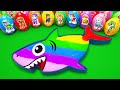Satisfying ASMR | How to make Baby Shark Slime Bathtub by Mixing Paw Patrol Mystery Eggs CLAY