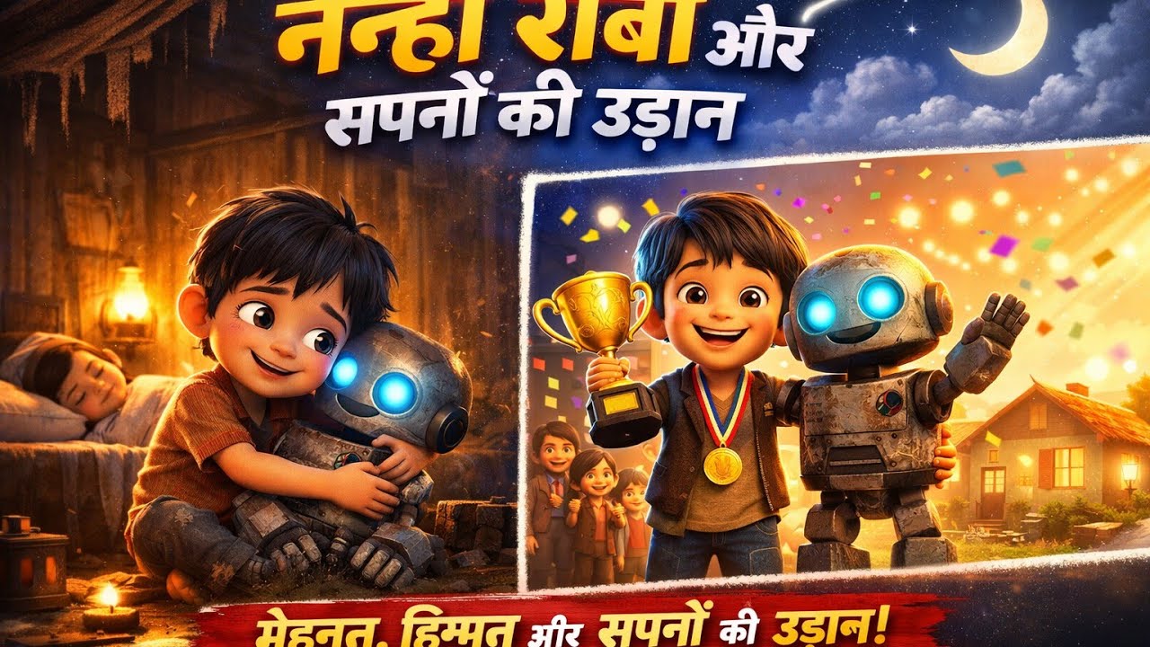 Little robot and the flight of dreams | Nanha Robo Aur Sapno Ki Udan 