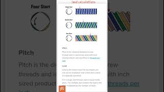 Ball Screw Lead Calculations