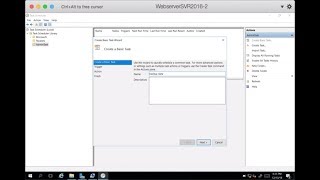 Task Schedule Backup Data files as  bat file Windows Server 2016