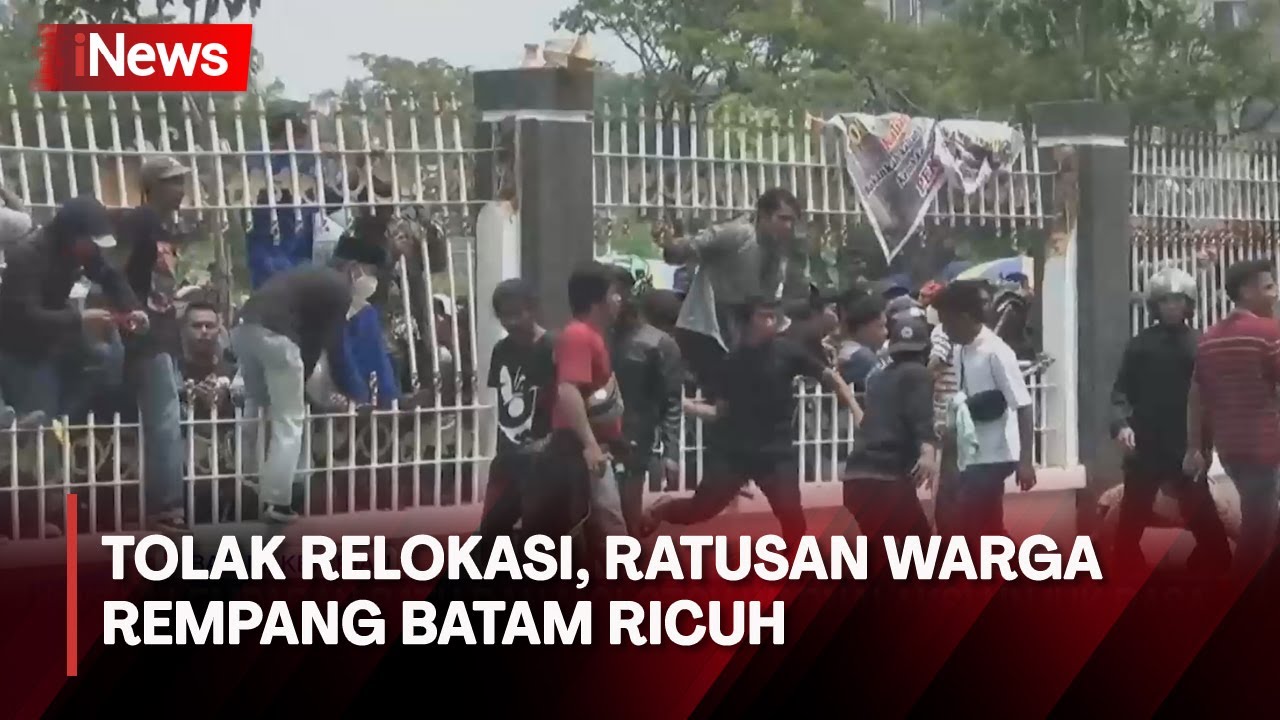 Demo Tolak Pengembangan Kawasan Rempang di Kantor BP Batam Berlangsung Ricuh