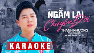 Karaoke Tân Cổ Ngẫm Lại Chuyện Đời - Thanh Nhường | Karaoke Tân Ca Cổ Mới Hay Nhất