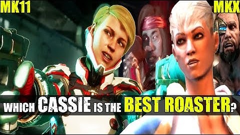 Which Cassie Cage Is The Best Roaster - MKX or MK11? (Relationship Banter Intro Dialogues)