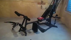 Bowflex elite plus assembled