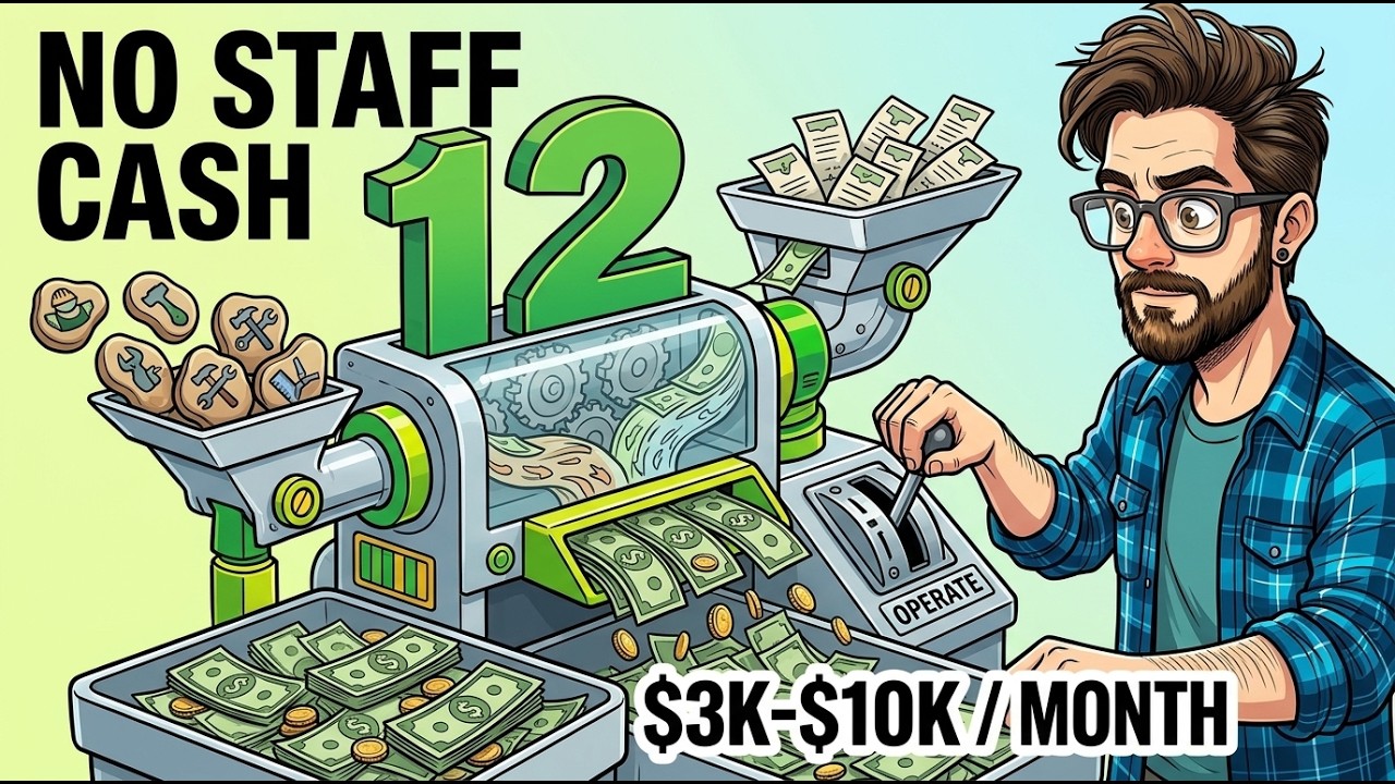 12 Low-Staff Businesses That Quietly Pay $3K–$10K a Month