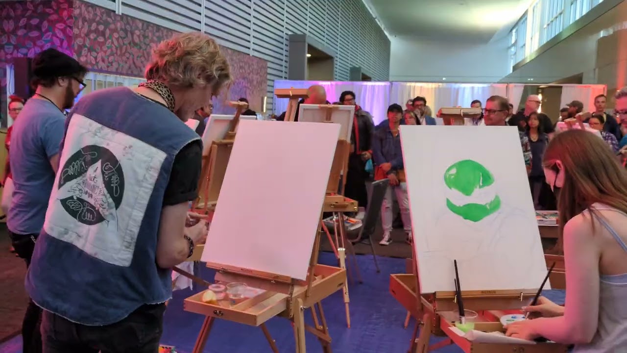 Art Exploration Featuring Thugshells At ComicCon Expo At Edmonton Expo Centre 