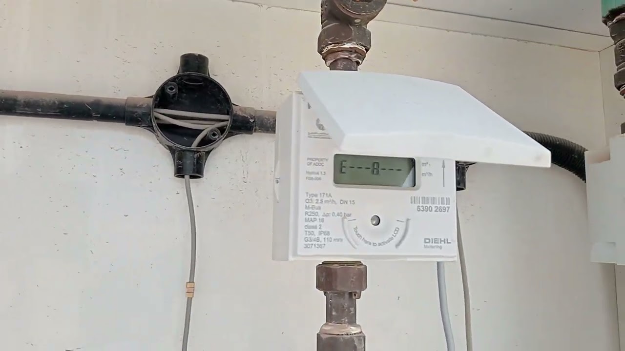 Mbus meter connected to gateway