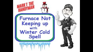 Lennox Furnace Not Keeping up with Thermostat Set-point due to dirty filter