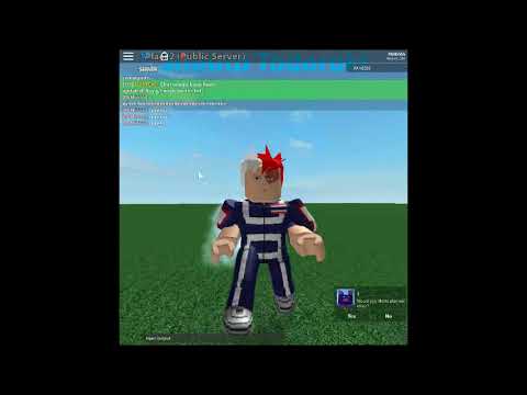 Void Script Builder/R15 Todoroki Show Case!