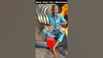 Traditional Sickle Making – How Forging Works! #shorts #forging #metalcraft #howitsmade