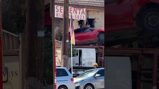 Semi Slams into Apartment Building